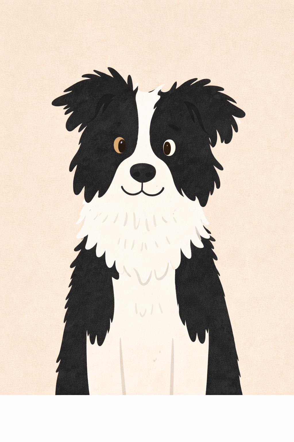 Modern Dog Wall Art Prints Set of 6 Printable Kids Room Decor | Digital Download