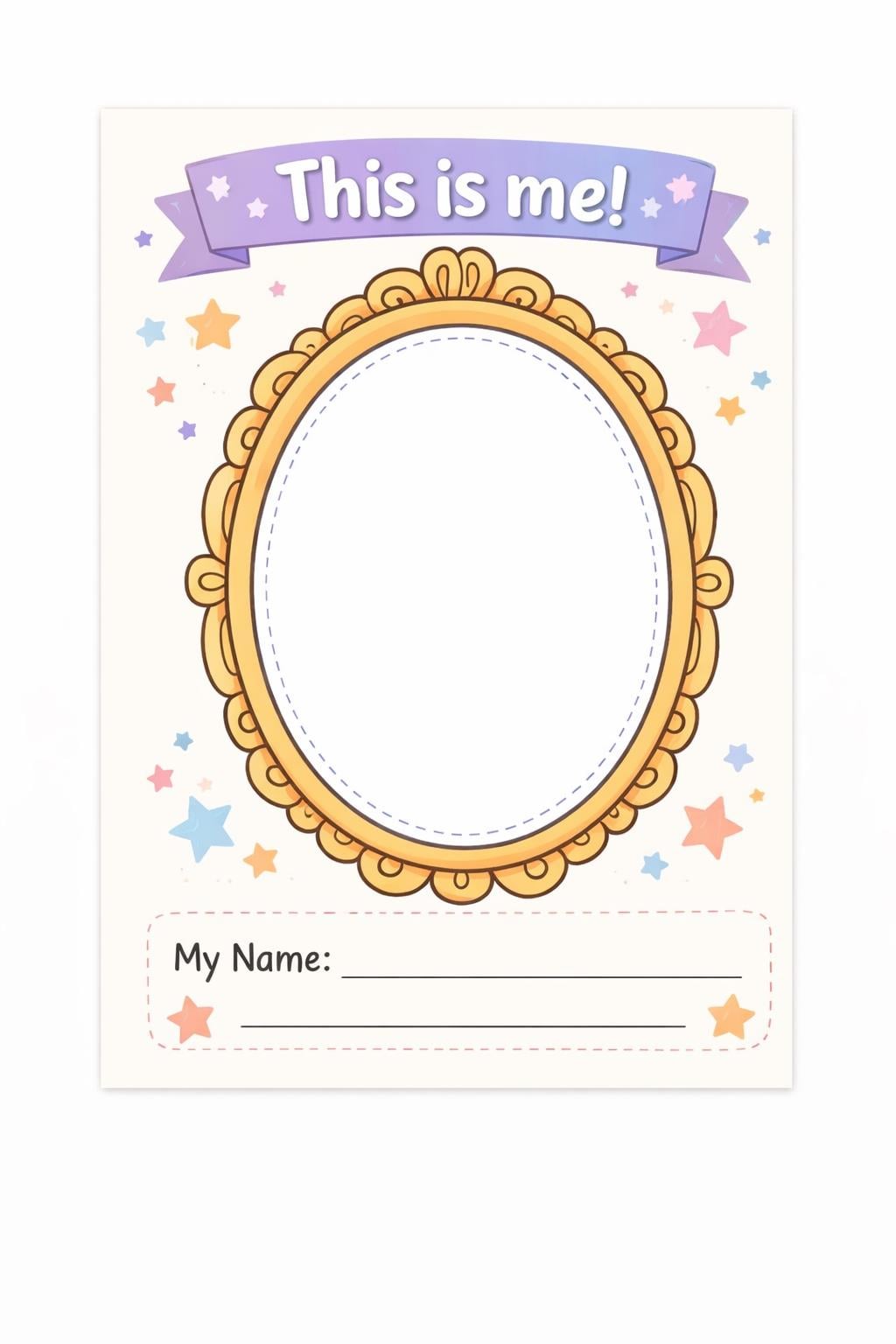 All About Me – Printable Workbook (10 pages)