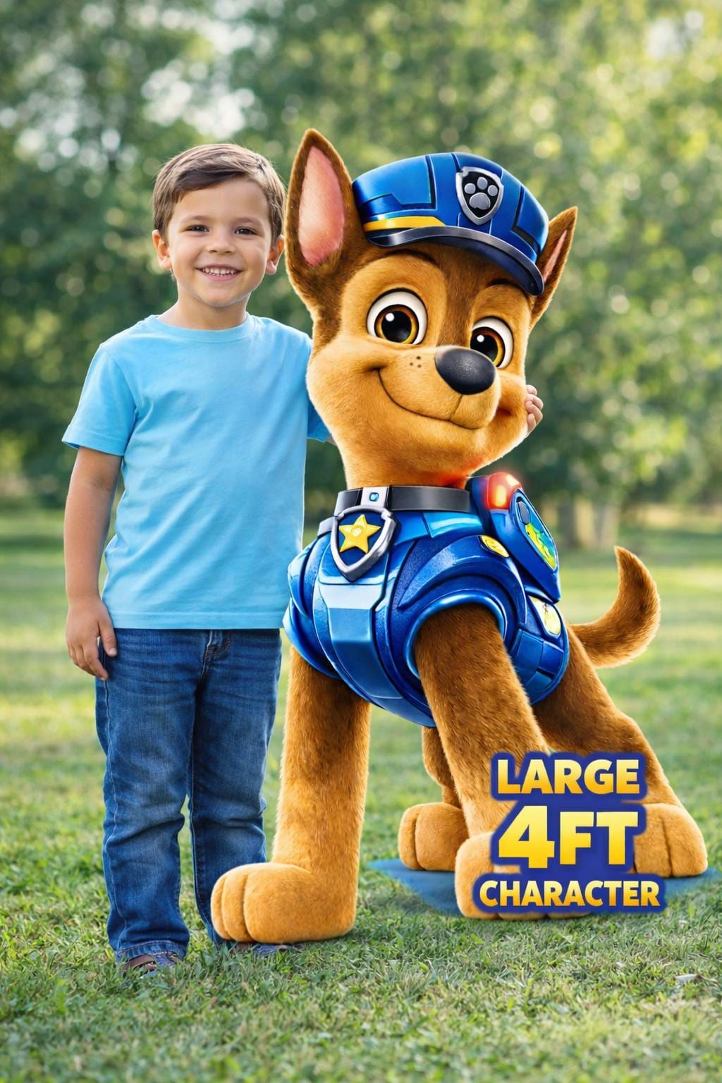 Large 4ft Party Character Printable | Life Size Birthday Cut-Out | Kids Party Backdrop & Photo Prop