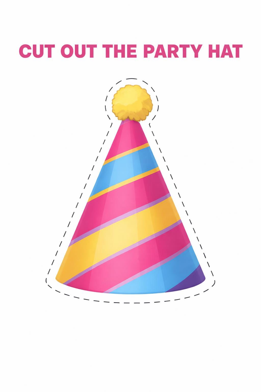 Pin the Party Hat on Skye – Printable Rescue Pups Birthday Party Game | Instant Download