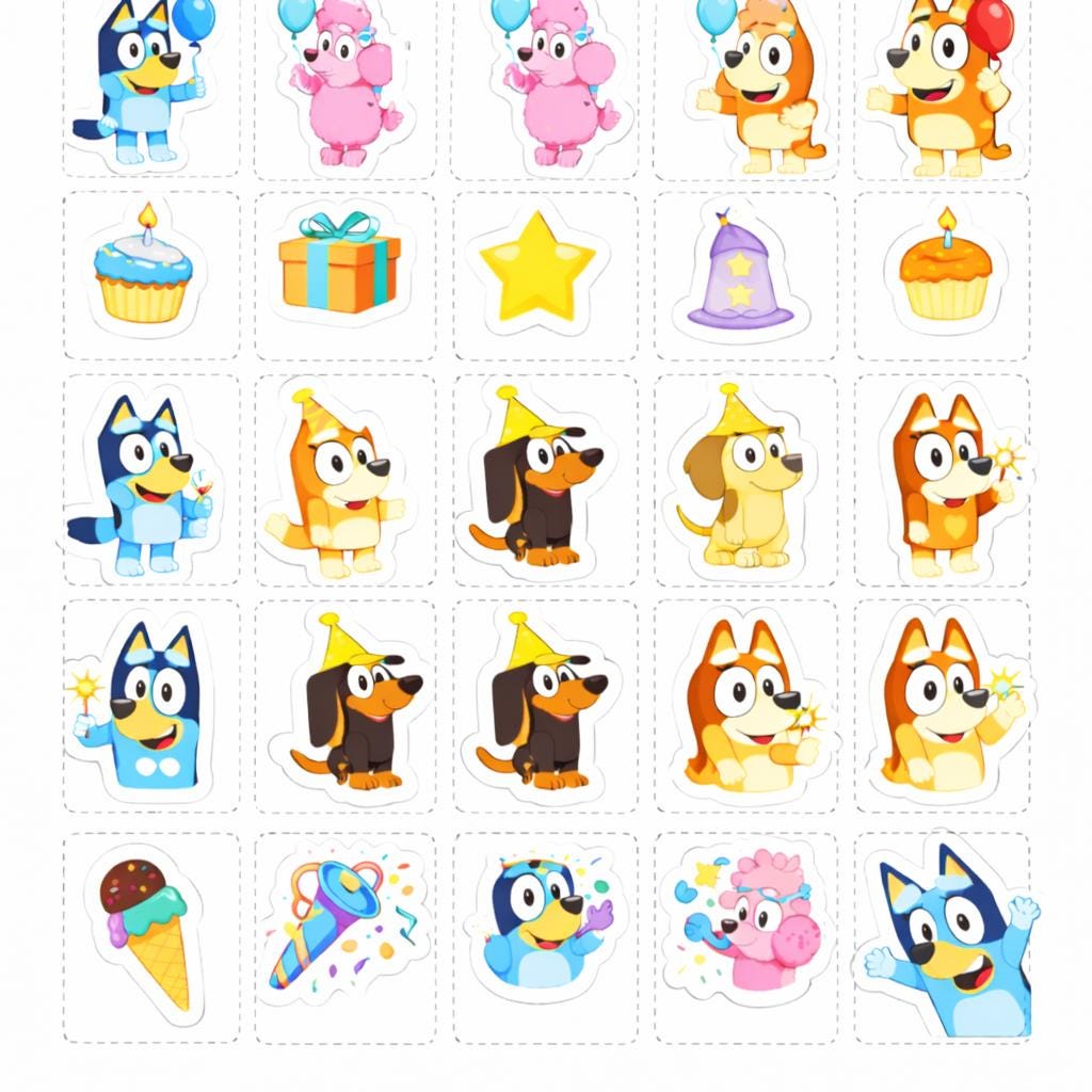Kids Birthday Countdown Calendar – Cut Out & Glue Daily Countdown Printable