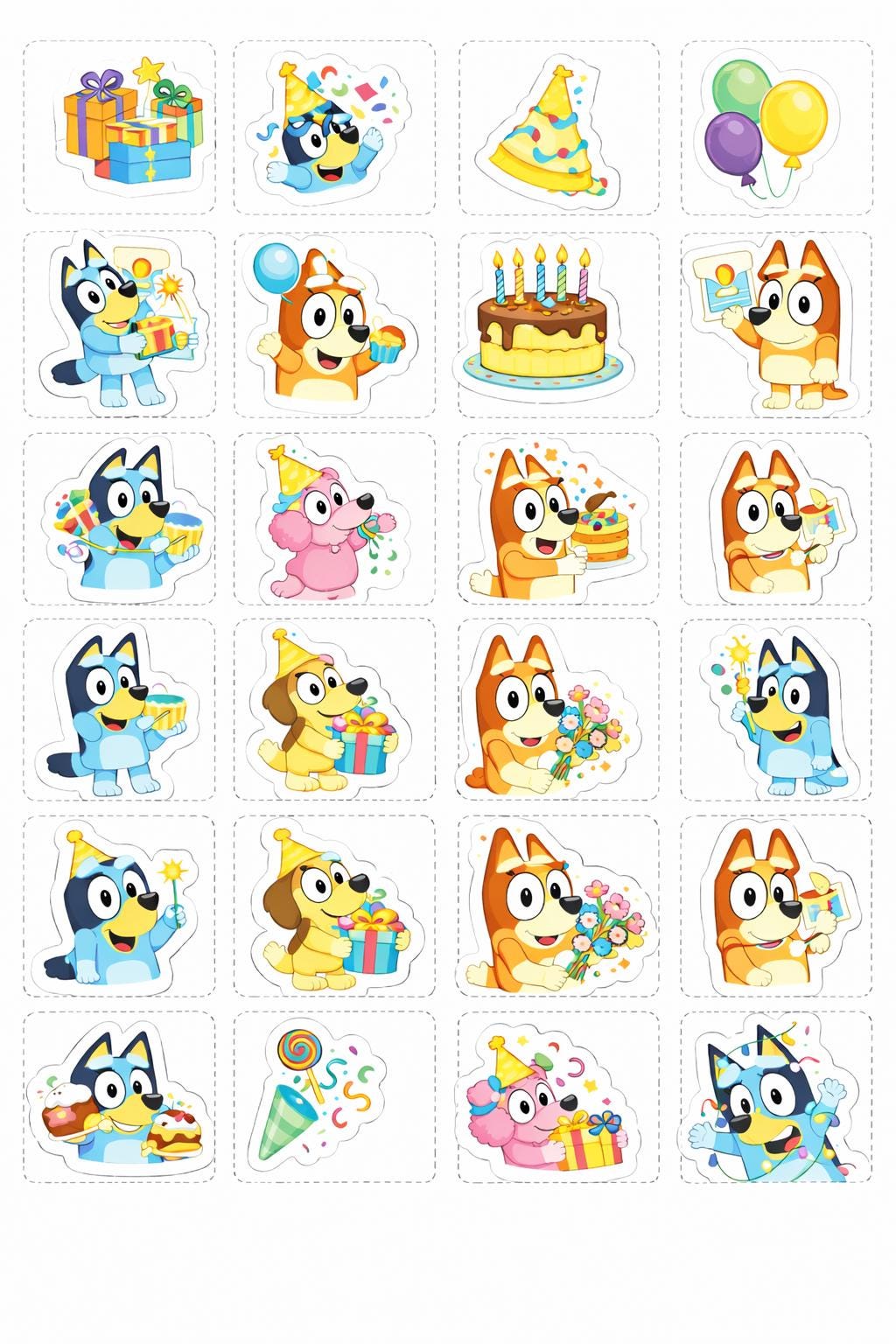 Kids Birthday Countdown Calendar – Cut Out & Glue Daily Countdown Printable
