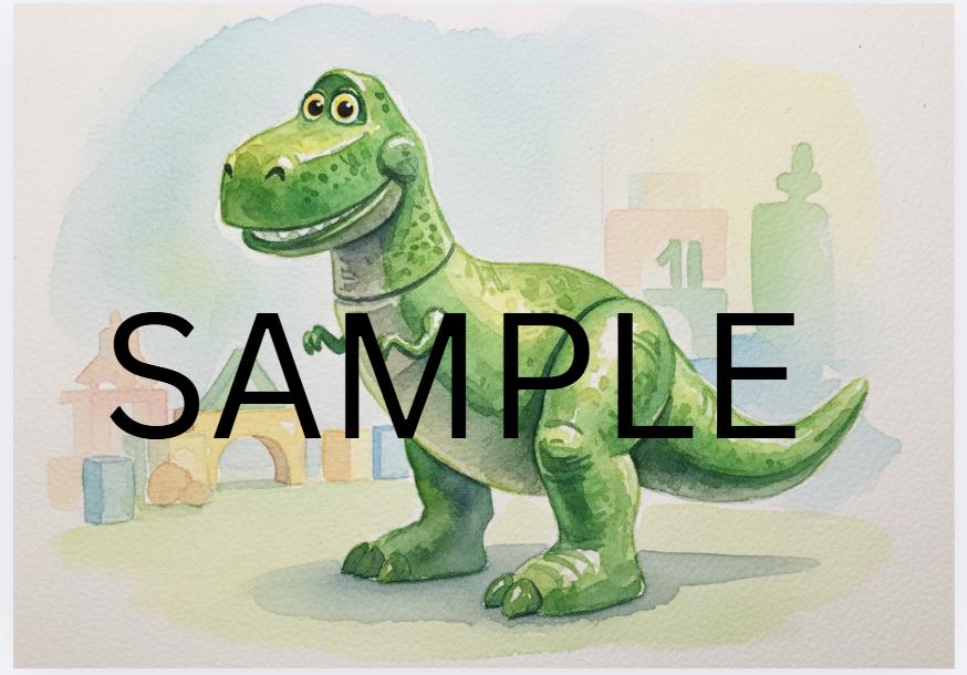 Wall Art Set | Watercolour Toy-Inspired Kids Prints | Playroom Decor | Poster size & A4 Printable