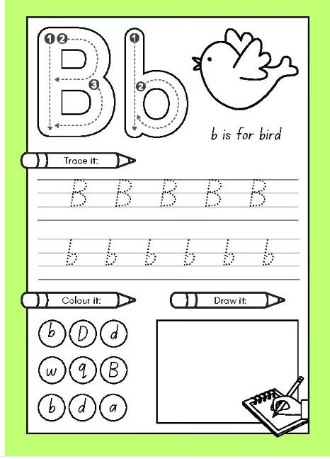 Alphabet Writing Practice- Preschool Kindergarten Literacy Pack