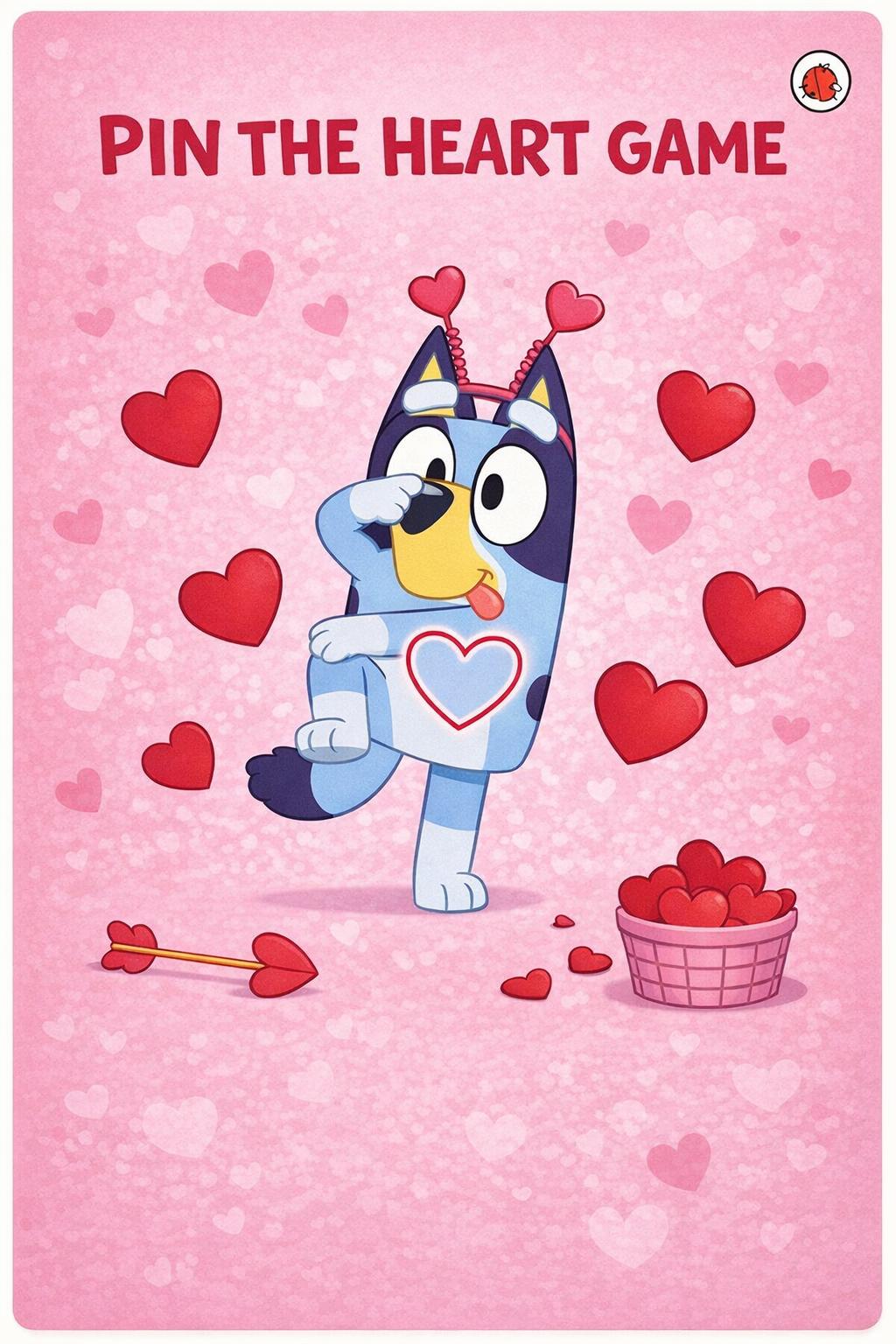 Pin the Heart Valentine’s Game