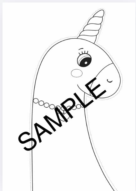 Rainbow Unicorn Craft Printable | Cut and Paste Kids Activity (PDF Pattern)