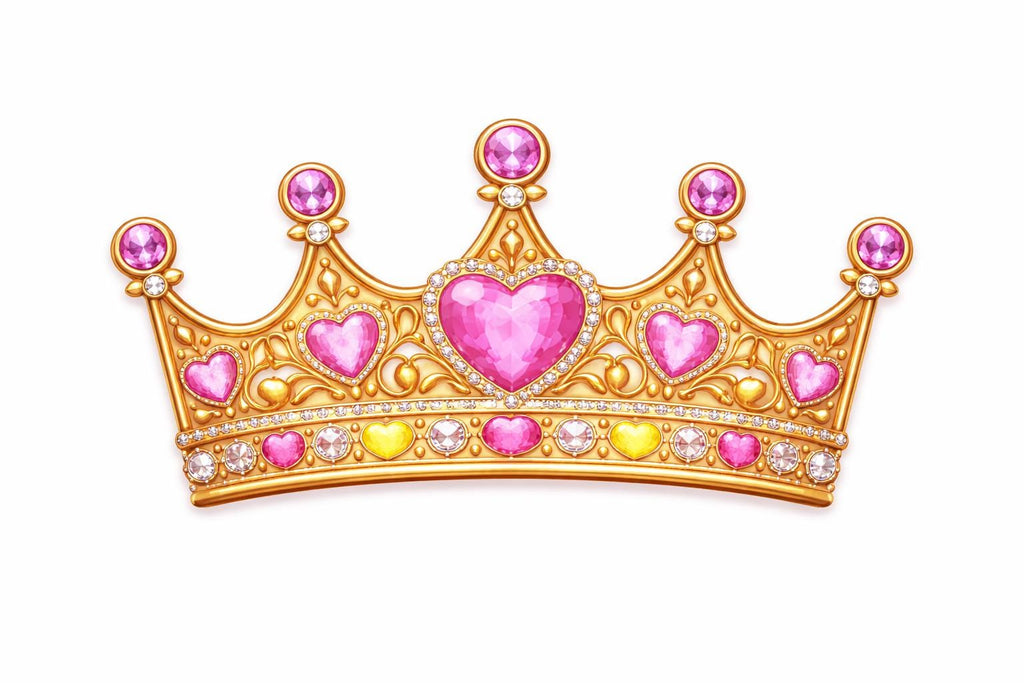 Printable Party Game Pin the Crown Birthday Activity| Instant Download