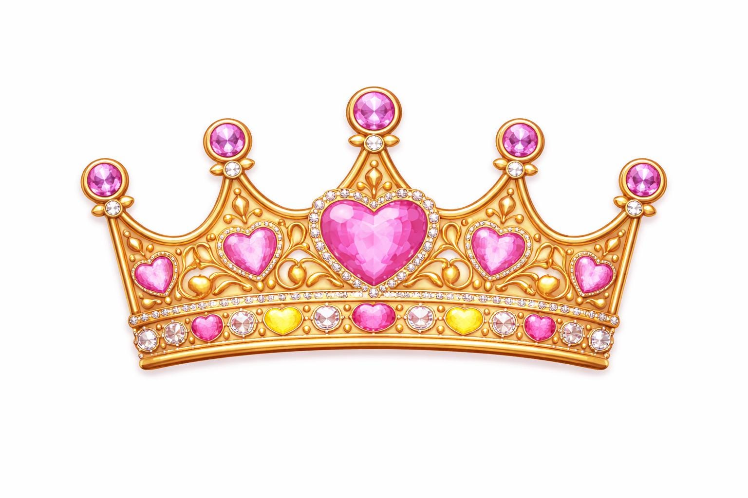 Printable Party Game Pin the Crown Birthday Activity| Instant Download