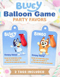Blue Dog Keepy Uppy Balloon Game | Printable Party Favors (Instant Download)