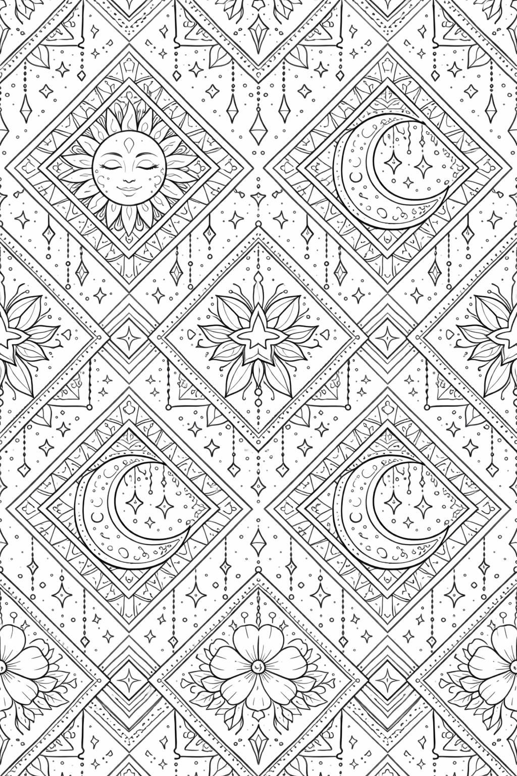 Adult Colouring Book-Printable PDF