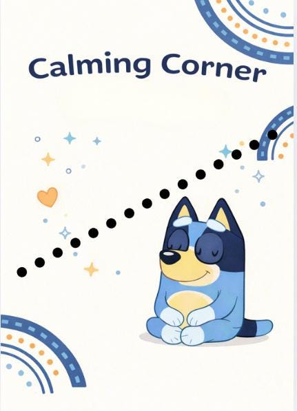 Calming Corner Printable Set for Kids | Mindfulness & Breathing Posters | Classroom Calm Space