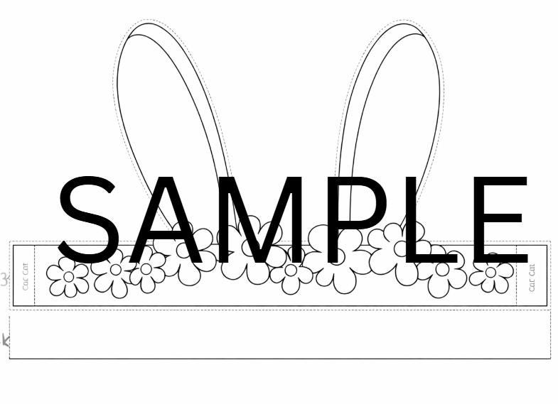 Easter Bunny Ears Printable | Bunny Hat Craft for Kids | Classroom & Party Activity