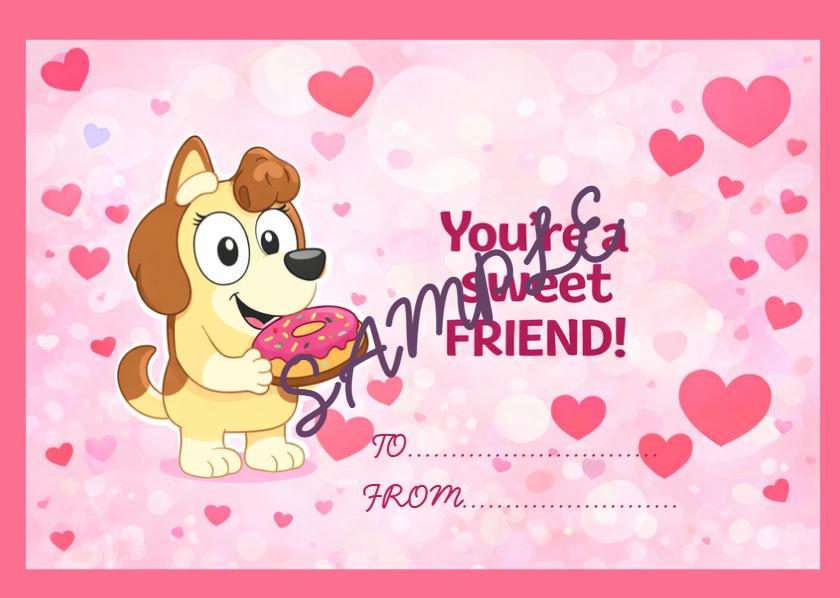 Valentine’s Day Cards for Kids | Blue Dog Pun Printables | 6 Designs | Instant Download