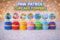 Rescue Pups Cupcake Toppers Printable | Kids Birthday Decorations | Instant Download