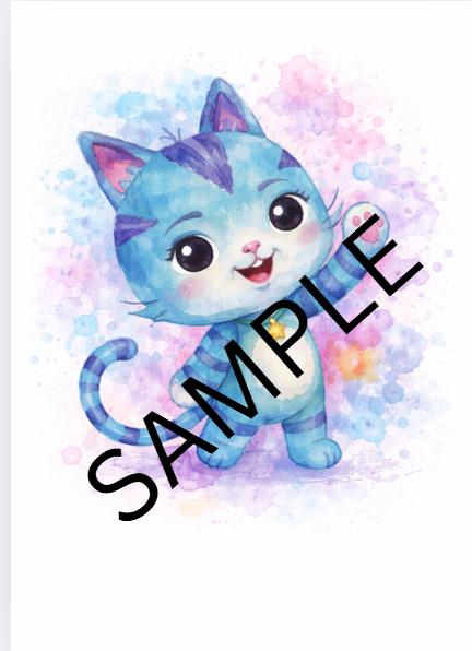 Gabby Inspired Watercolour Wall Art | Printable Kids Bedroom Decor