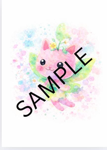 Gabby Inspired Watercolour Wall Art | Printable Kids Bedroom Decor