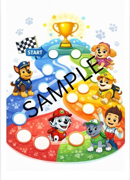 Behaviour Chart for Kids | Printable Star & Reward Charts Instant Download