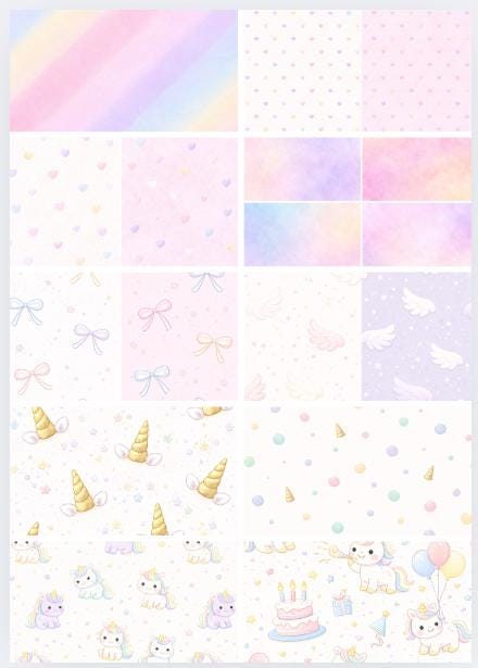 100 Seamless Pattern Library