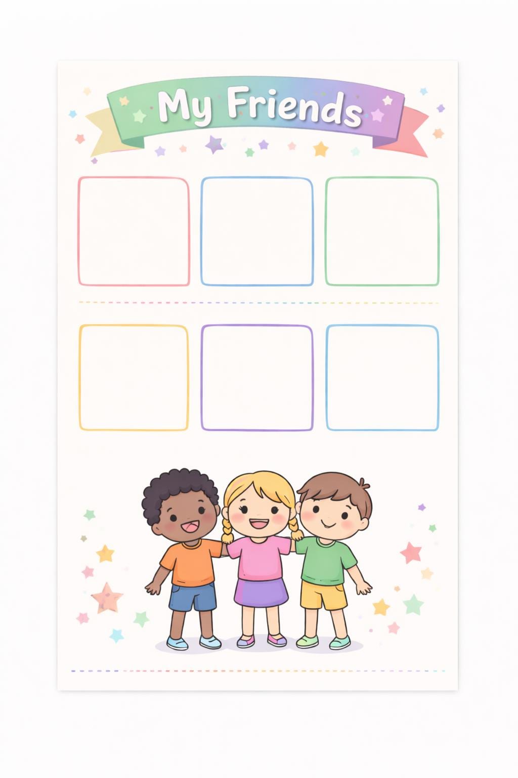 All About Me – Printable Workbook (10 pages)
