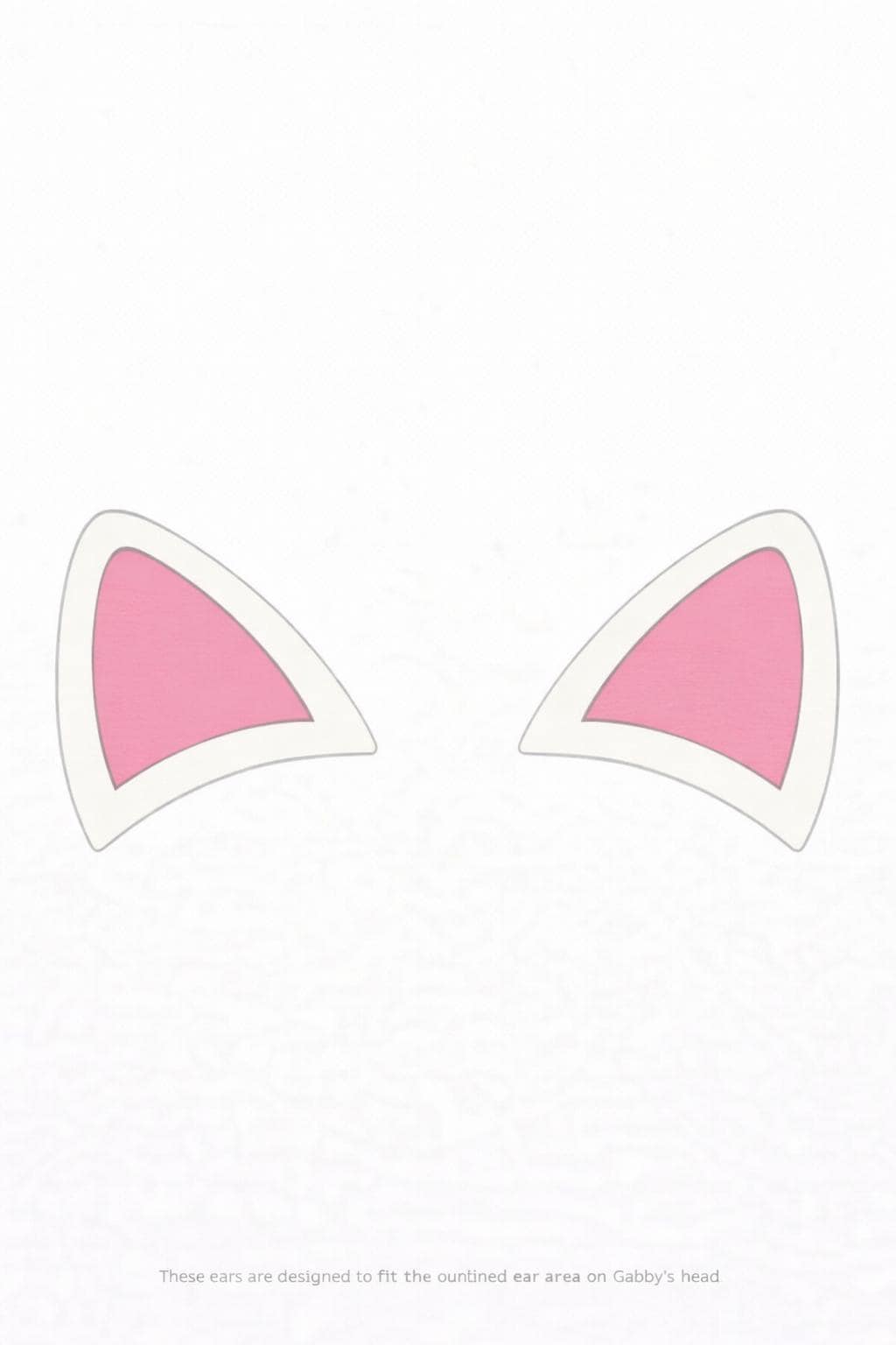 Pin the ears on Gabby party game- Gabby’s party game.