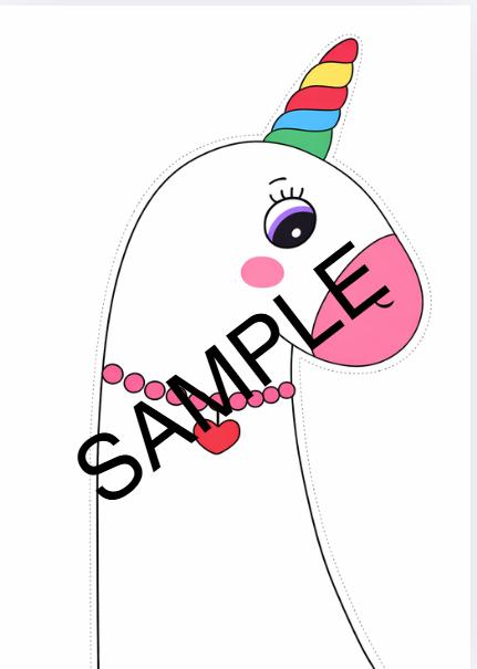 Rainbow Unicorn Craft Printable | Cut and Paste Kids Activity (PDF Pattern)