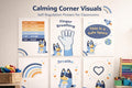 Calming Corner Printable Set for Kids | Mindfulness & Breathing Posters | Classroom Calm Space