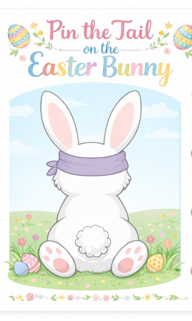 Easter Game- Pin the tail on the Bunny