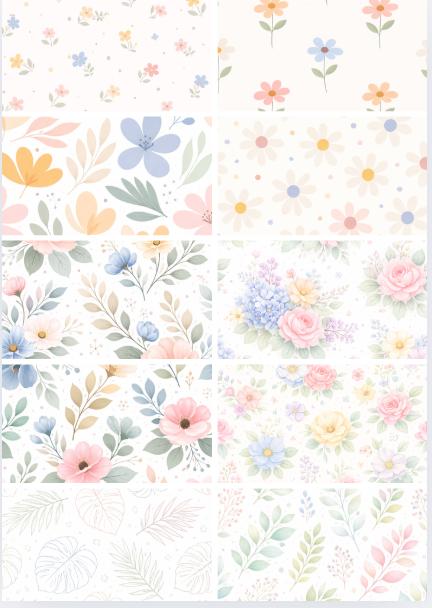 100 Seamless Pattern Library