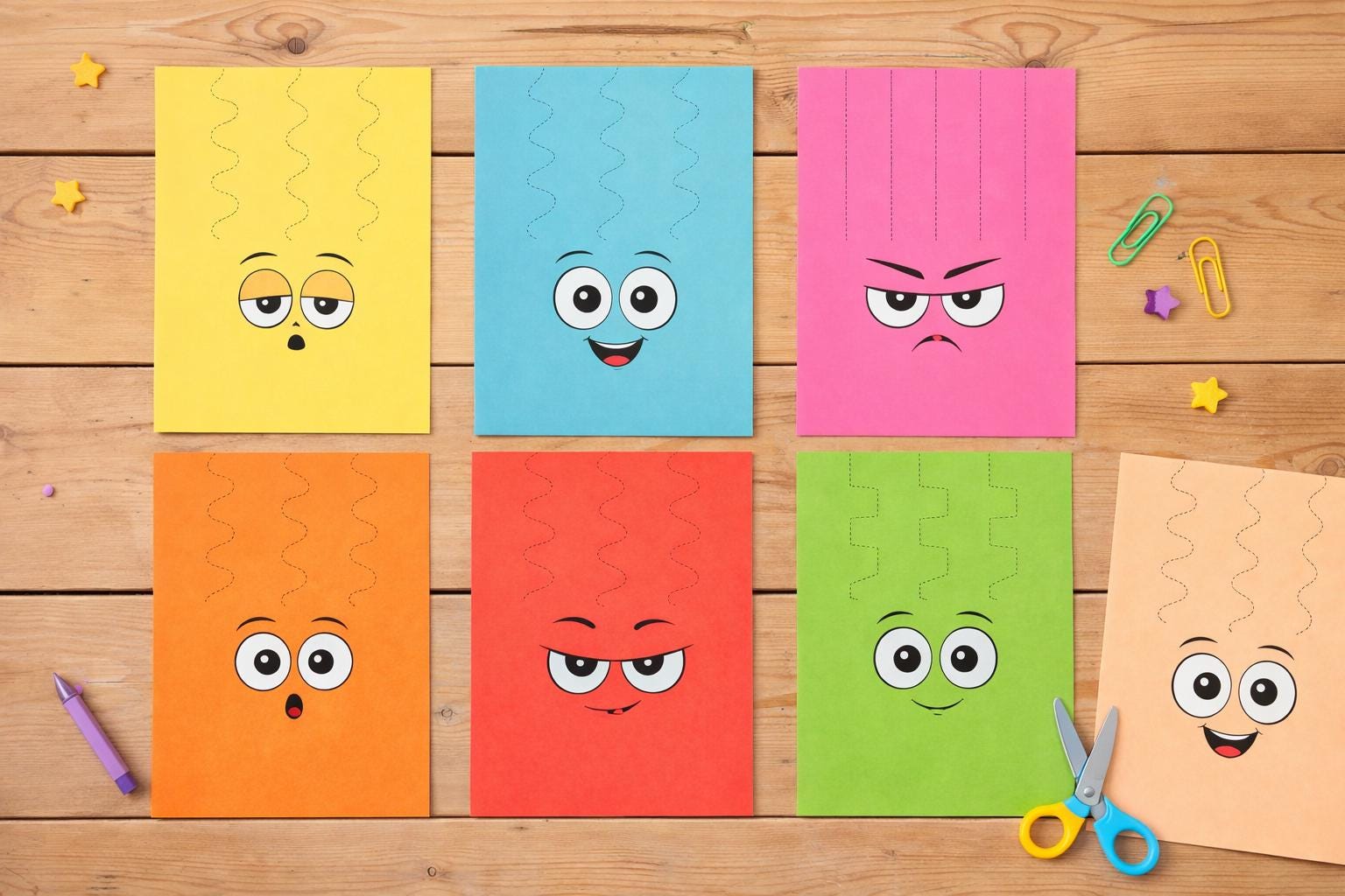 Scissor Skills Cutting Practice | Preschool Fine Motor Worksheets | Printable Cutting Pages