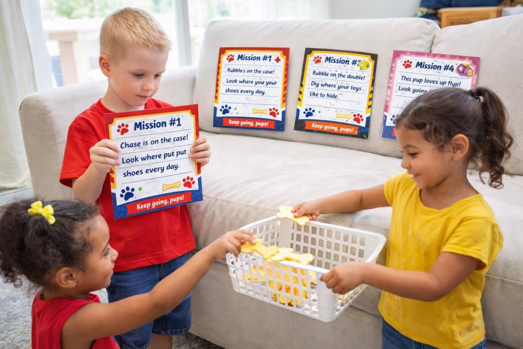 Party Game- Rescue Pups Scavenger Hunt  | Kids Party Activity | Printable  Instant Download