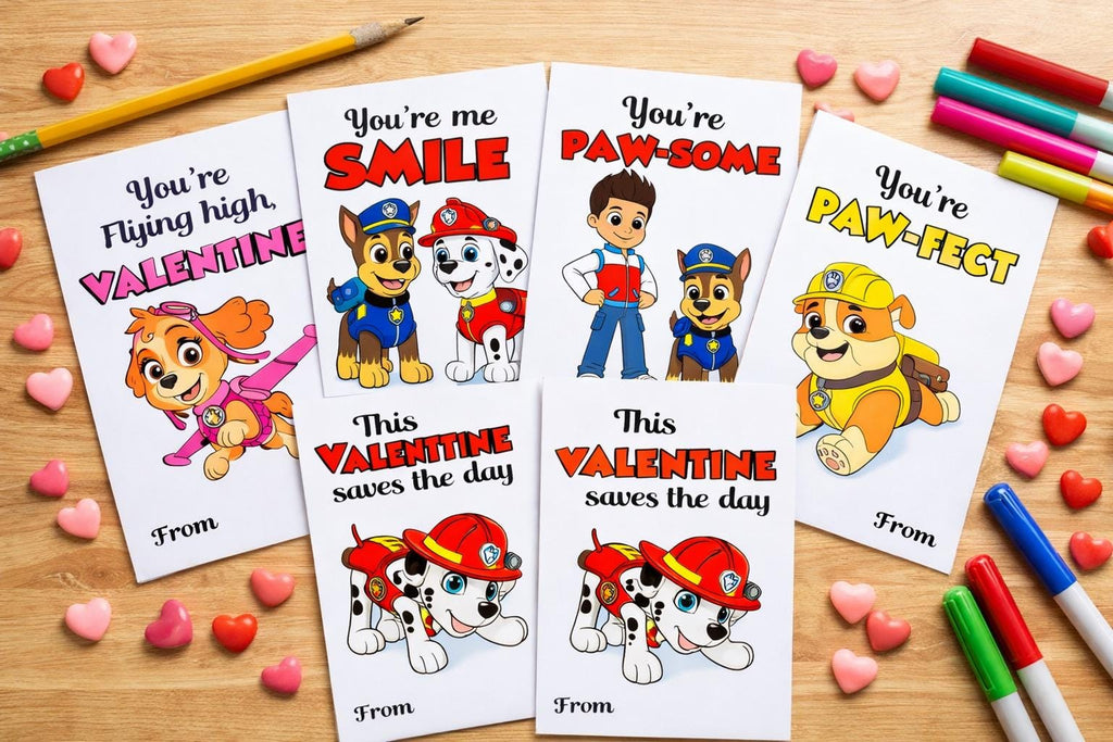 Puppy Valentine Cards for Kids | Classroom Exchange (Digital Download)