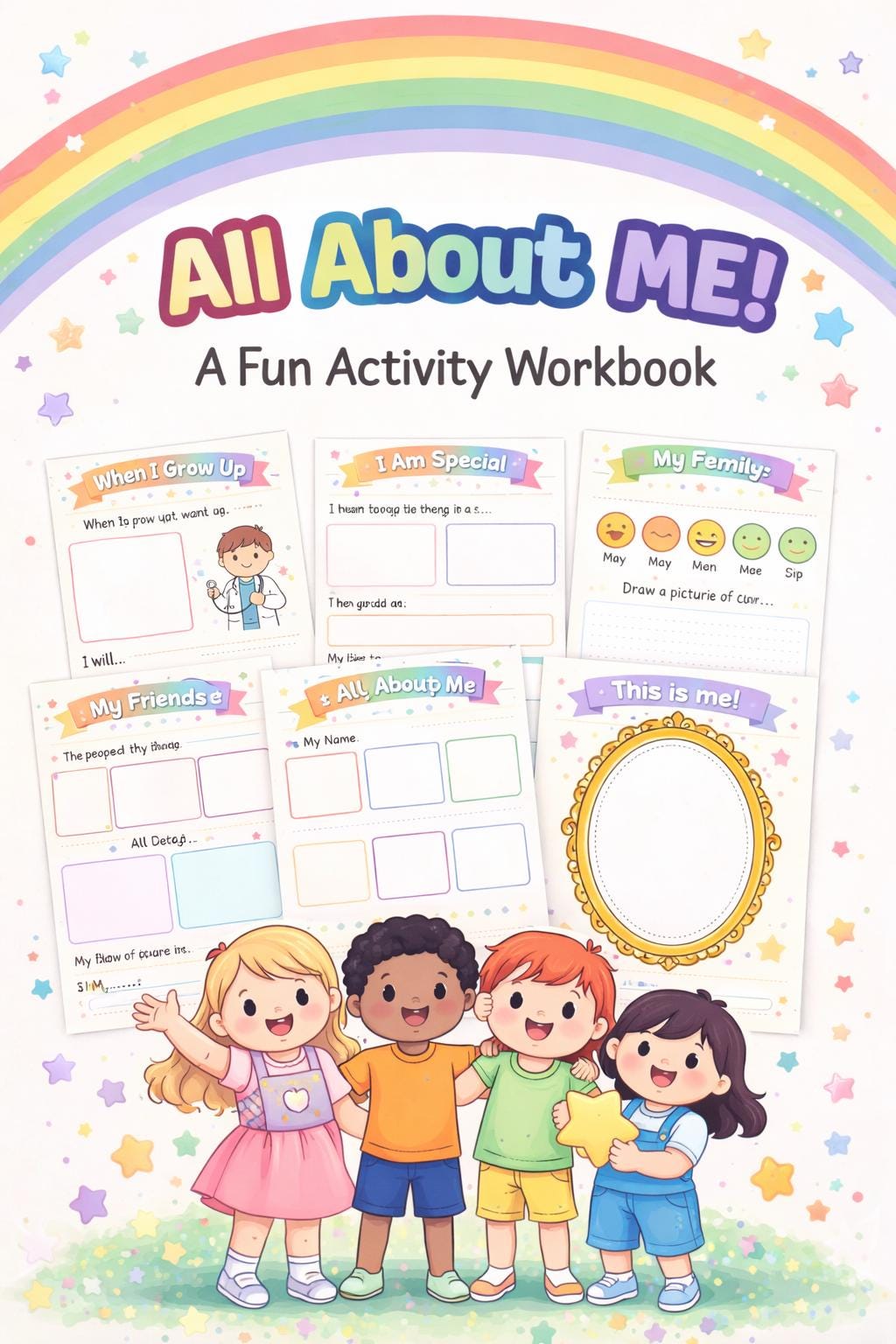 All About Me – Printable Workbook (10 pages)