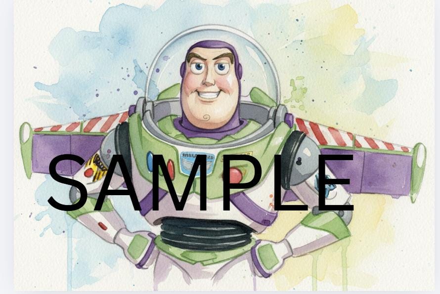 Wall Art Set | Watercolour Toy-Inspired Kids Prints | Playroom Decor | Poster size & A4 Printable