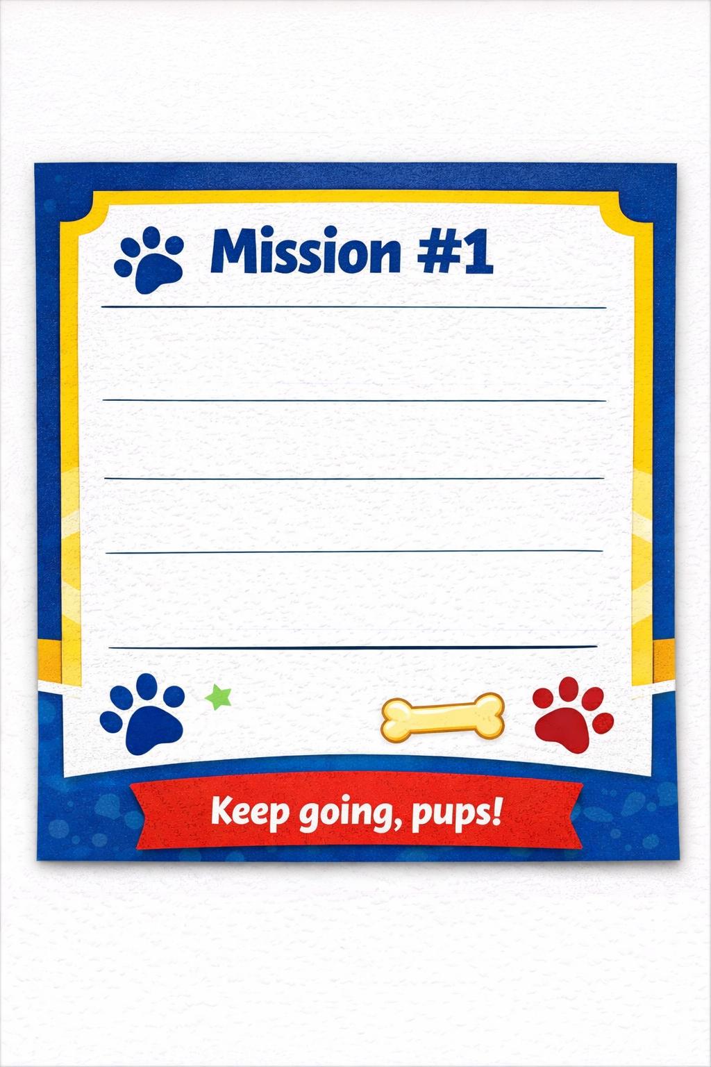 Party Game- Rescue Pups Scavenger Hunt  | Kids Party Activity | Printable  Instant Download