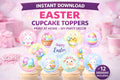 Easter printable Cupcake toppers